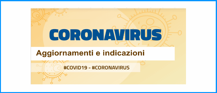 Coronavirus - pagina dedicata